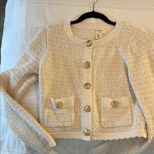 Jessica Simpson Cream Knit Sweater
